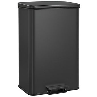 Compact 10.5 Gallon Trash Can - Perfect for Home & Office Waste Management