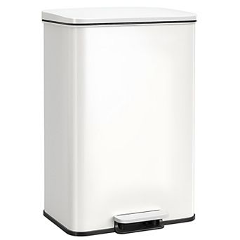 Compact 10.5 Gallon Trash Can - Perfect for Home & Office Waste Management