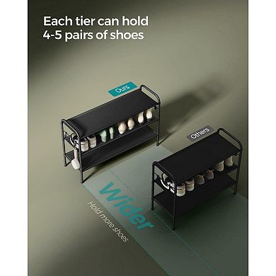 Height-adjustable Fabric Shoe Shelf Rack