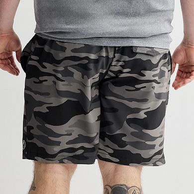 Big & Tall Trinity Coast 9-Inch Camo Swim Trunks