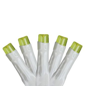 Sienna 20 Pre-Lit Green Battery Operated LED Wide Angle Christmas Lights - 6.25 ft White Wire