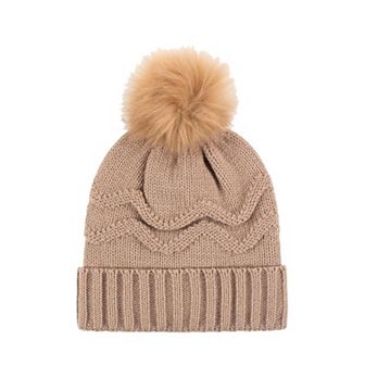 Women's Heat Holders Heatweaver Textured Pom Pom Hat