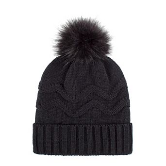 Women's Heat Holders Heatweaver Textured Pom Pom Hat