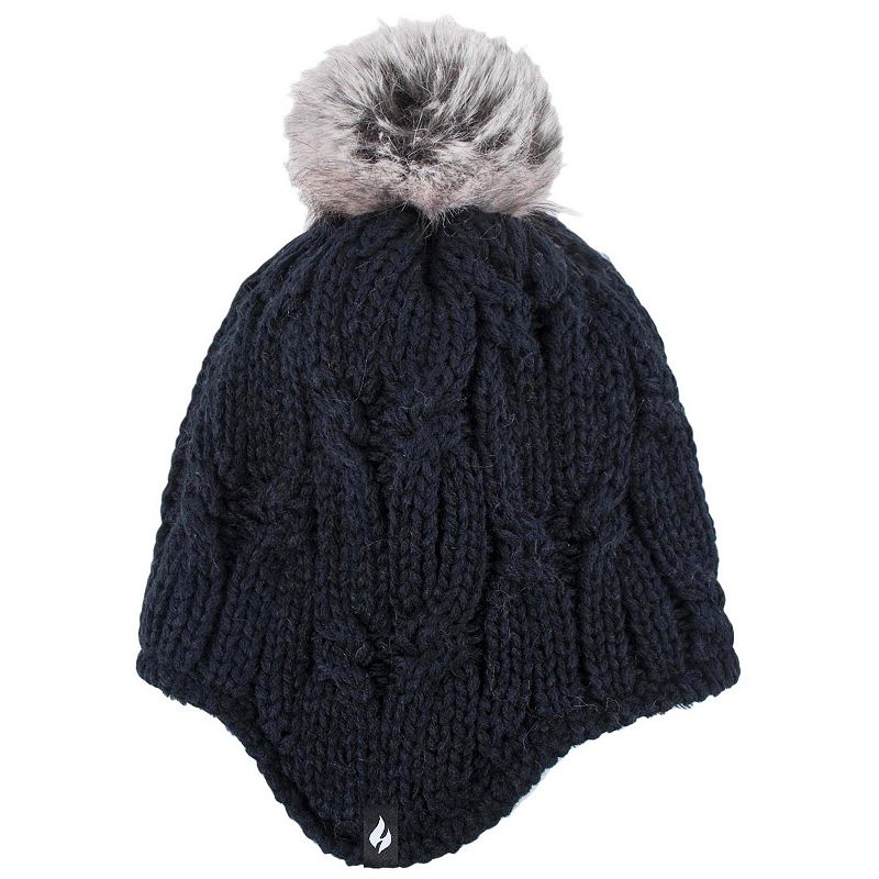 Women's Heat Holders Heatweaver Cozy Ears Hat, Black