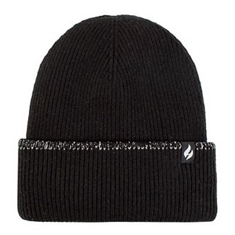 Women's Heat Holders Heatweaver Sparkle Striped Roll Up Hat