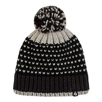 Women's Heat Holders Heatweaver Patterned Pom Pom Hat