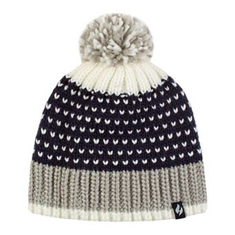 Women's Heat Holders Heatweaver Patterned Pom Pom Hat