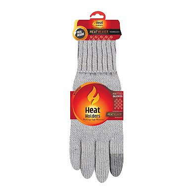 Women's Heat Holders Heatweaver Flat Knit Touchscreen Gloves