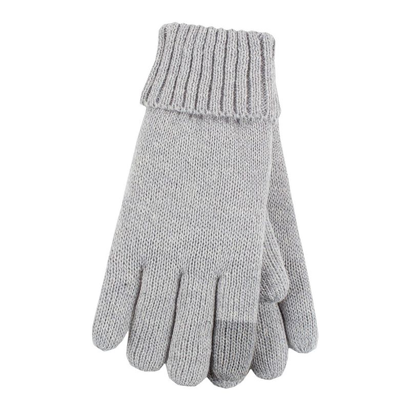 Women's Heat Holders Heatweaver Flat Knit Touchscreen Gloves,