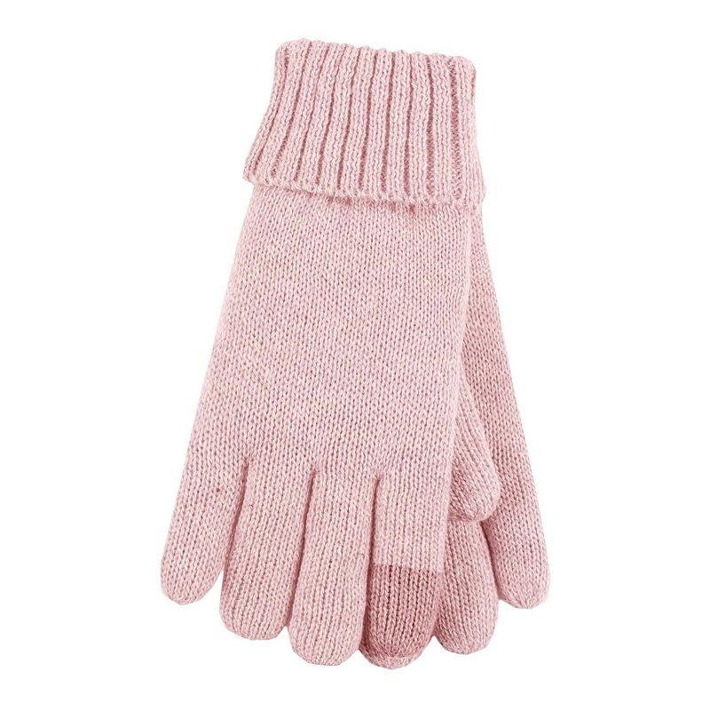 Women's Heat Holders Heatweaver Flat Knit Touchscreen Gloves,