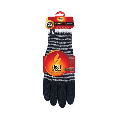 Women's Heat Holders Heatweaver Striped Gloves