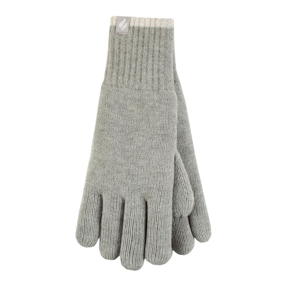 Women's Heat Holders Heatweaver Sparkle Striped Gloves