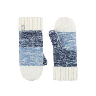 Women's Heat Holders Heatweaver Feather Knit Mittens