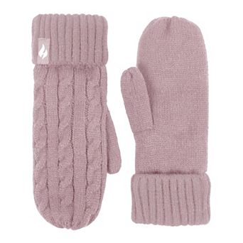 Women's Heat Holders Heatweaver Cable Knit Mittens