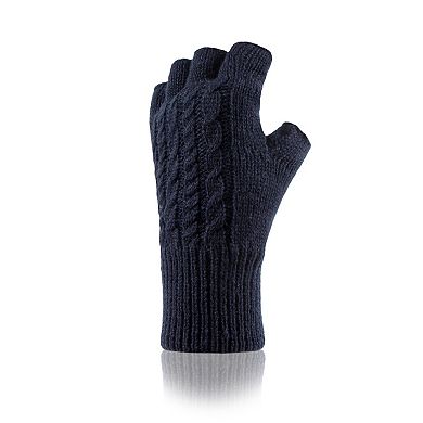 Women's Heat Holders Heatweaver Cable Knit Fingerless Gloves