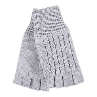 Women's Heat Holders Heatweaver Cable Knit Fingerless Gloves