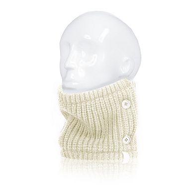 Women's Heat Holders Heatweaver Button-Up Neck Warmer