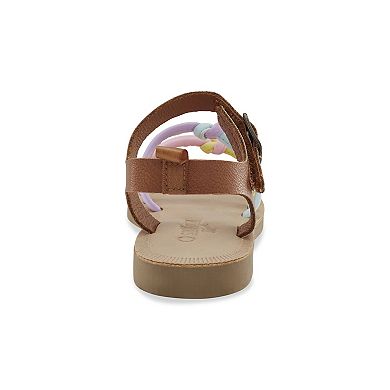 OshKosh B'gosh® Madelyn Girls' Colorful Strap Sandals