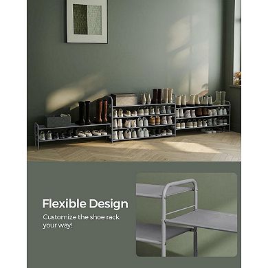 Height-adjustable Shoe Rack For Entryway, Hallway & Closet