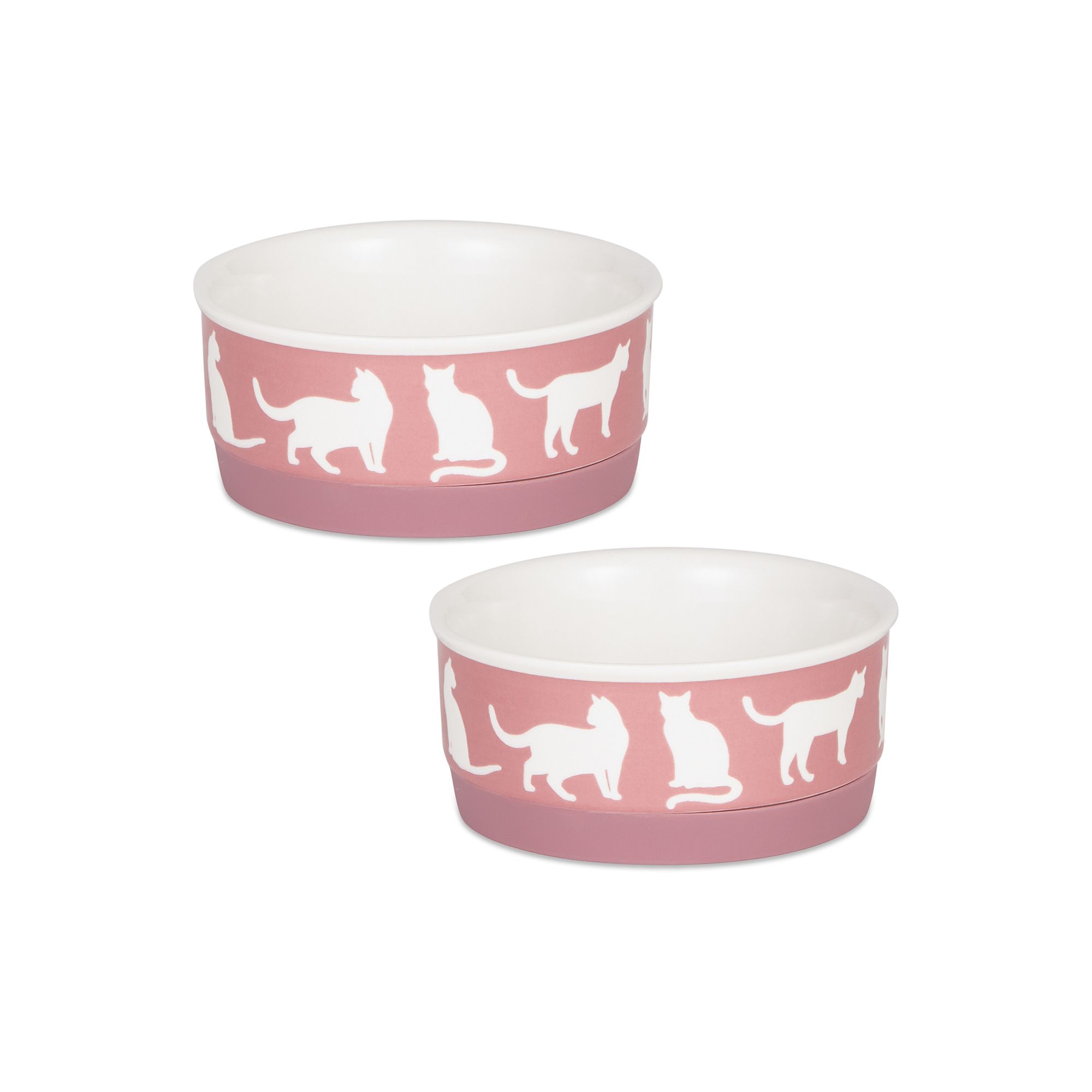 Bone Dry Pet Bowl 2-pc. Set, Pink