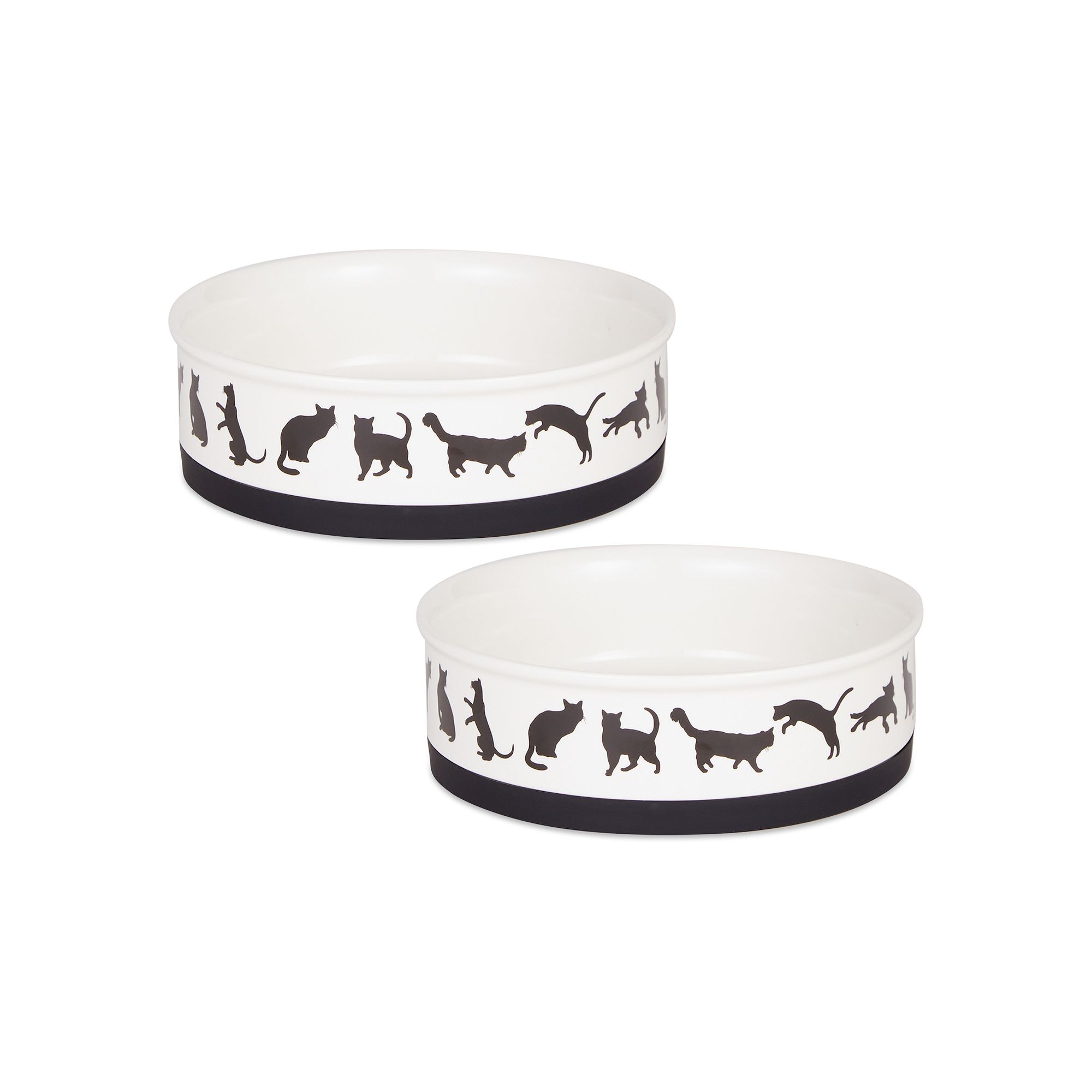 Bone Dry Pet Bowl 2-pc. Set, White