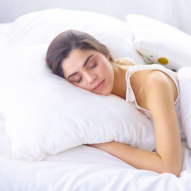 Martex White Garnetted Euro Pillow
