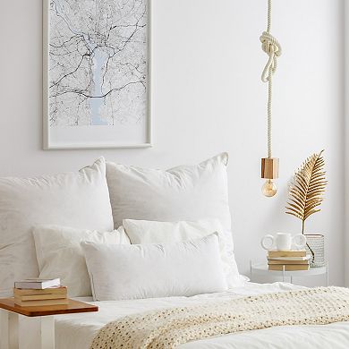 Martex White Garnetted Euro Pillow