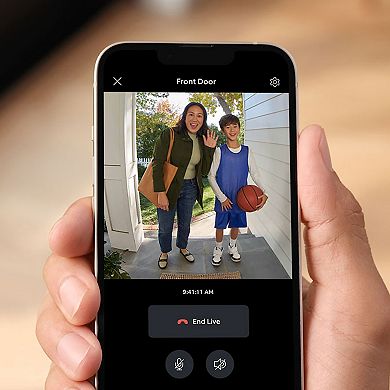 Ring Battery Doorbell with Head-to-Toe HD Video, Live View with Two-Way Talk, and Motion Detection & Alerts