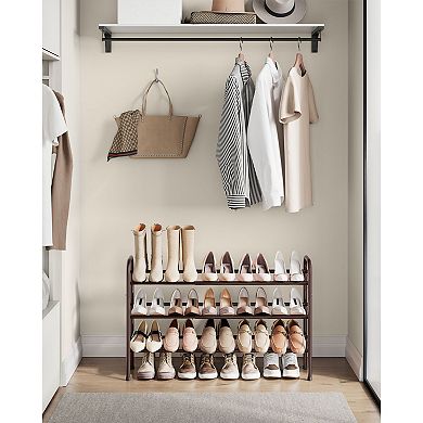 Expandable Free Standing Adjustable Shoe Racks For Entryway, Closet, Doorway