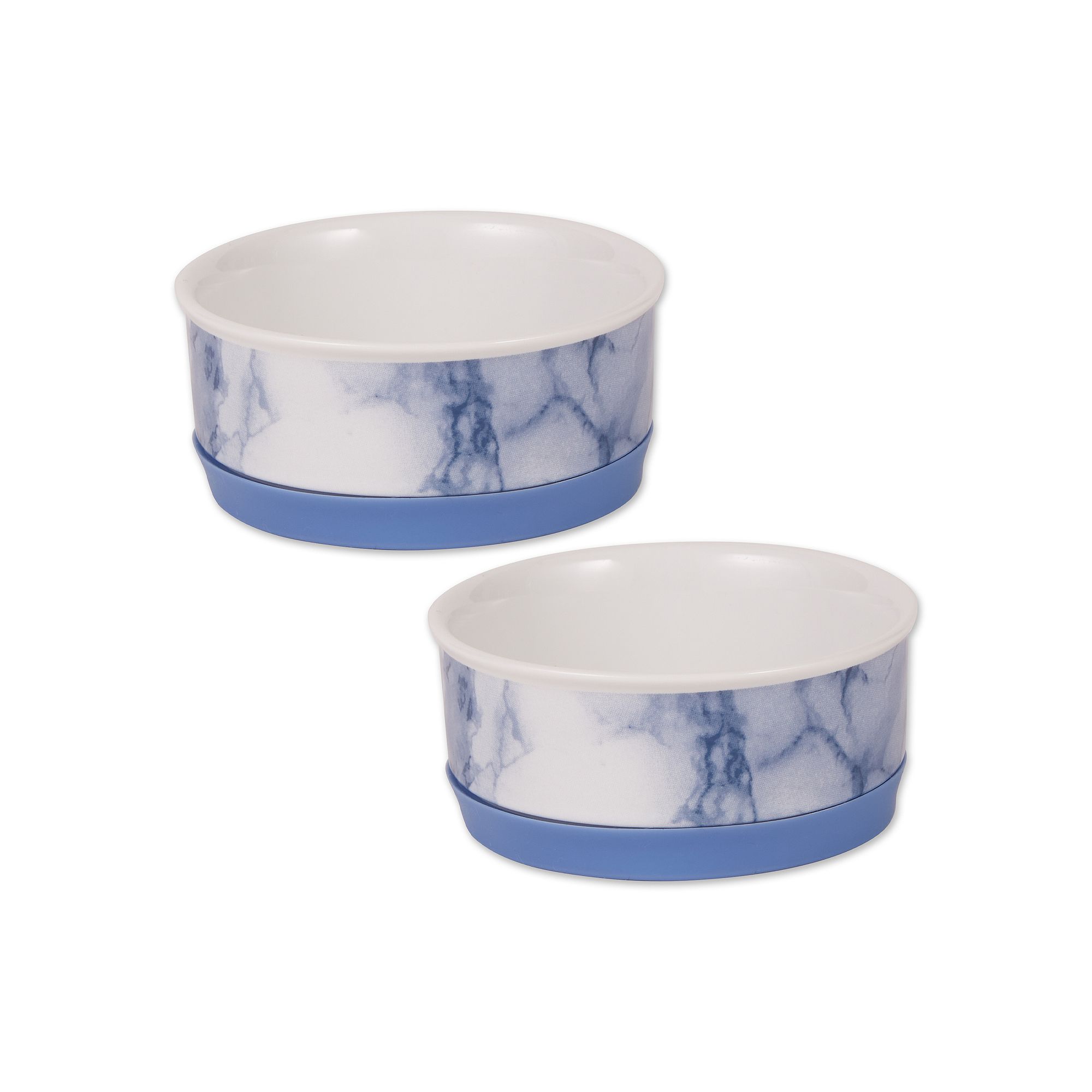 Bone Dry Pet Bowl 2-pc. Set, Blue