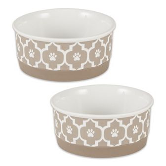 Bone Dry Pet Bowl 2 pc Set