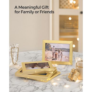 Picture Frames, Collage Photo Frames, Clear Glass Front Set Of 10