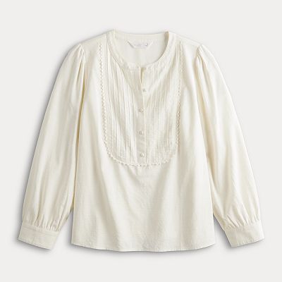 【foufou】classical pintuck blouse（新品・未使用） foufou classical pintuck blouse 伊勢丹限定