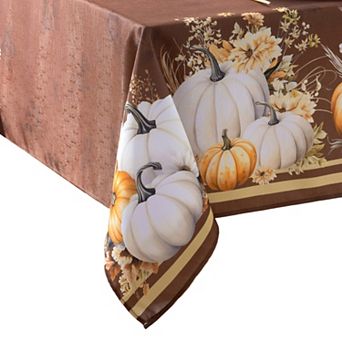 Elrene Home Fashions Wheatland Harvest Fall Rectangle Tablecloth