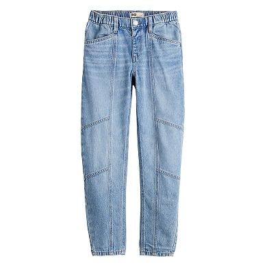 Girls 6-20 SO® Pull-On Barrel Jeans in Regular & Plus Sizes