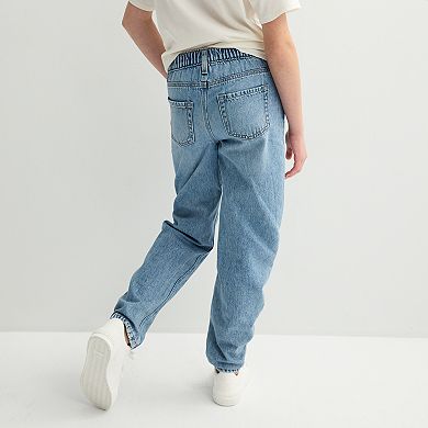 Girls 6-20 SO® Pull-On Barrel Jeans in Regular & Plus Sizes