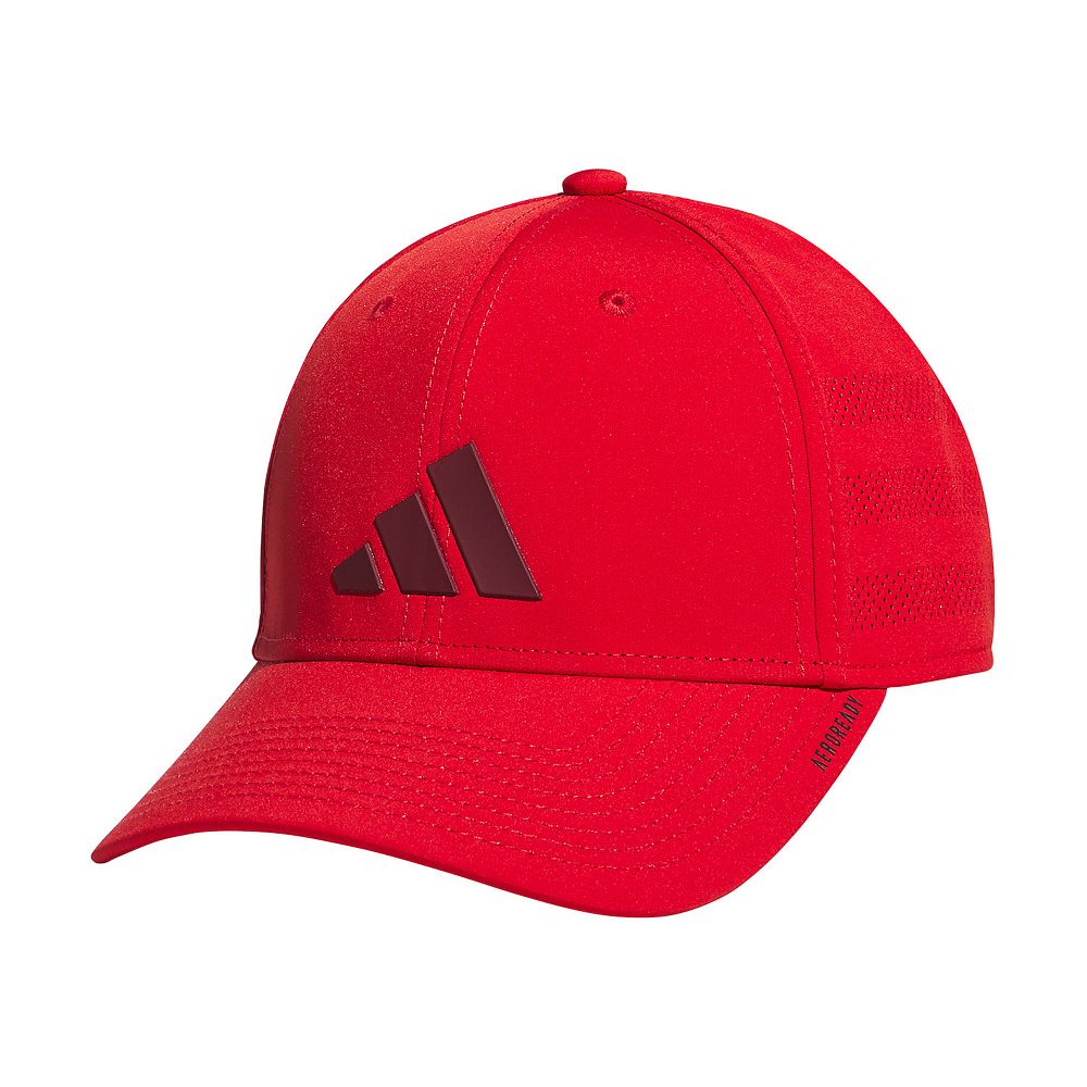 Adidas Gameday 4 Stretch Fit Hat Scarlet S M Training Hats