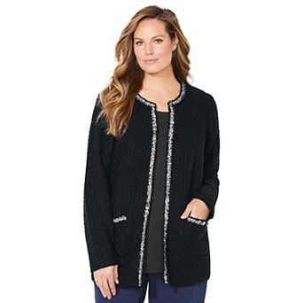 Catherines Women's Plus Size Liz&Me Iconic Cardigan