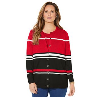 Catherines Women's Plus Size Liz&me Classic Cardigan