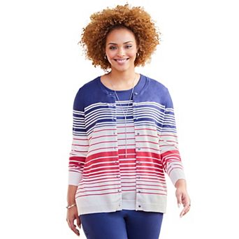 Catherines Women's Plus Size Liz&me Classic Cardigan