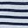 Navy Stripe Heart