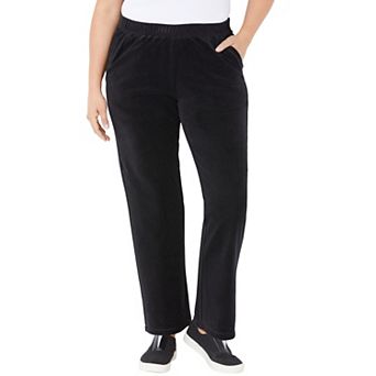 Catherines Women's Plus Size Cozy Velour Pant