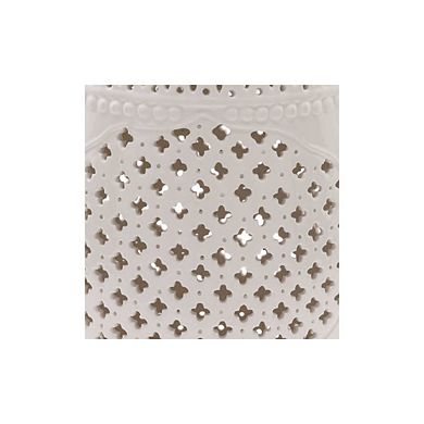 Dechantskirchen Modern White Stool Furniture Piece