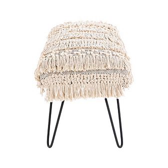 Floing Cream Bench Furniture Piece