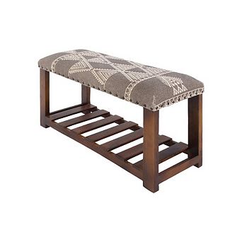 Lengau Medium Gray Bench Furniture Piece