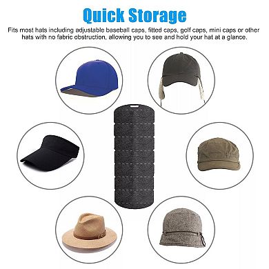 Hat Rack Storage Organizer 14 Pockets