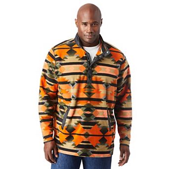Kingsize Men's Big & Tall Explorer Fleece Pullover