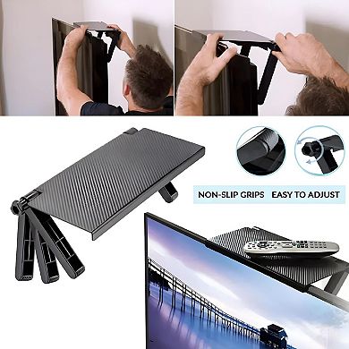 Adjustable Desktop Storage Rack Top Shelf