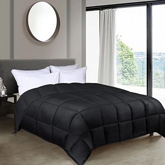 SUPERIOR Brushed Microfiber Reversible Down Alternative Comforter