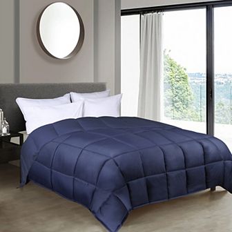SUPERIOR Brushed Microfiber Reversible Down Alternative Comforter
